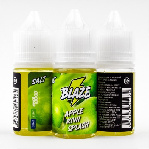 SALT BLAZE Apple Kiwi Splash 3мл